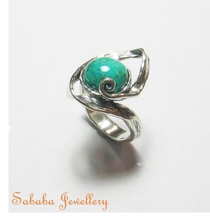 Sterling Silver 925 Turquoise Ring