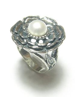 Sterling Silver with Pearl