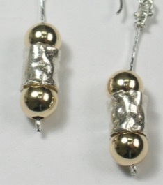 Sterling Silver with Gold