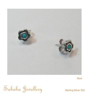 Petite Turquoise Stud